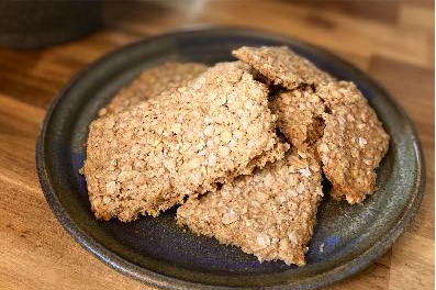 Warm Oatcakes are fall apart delicious